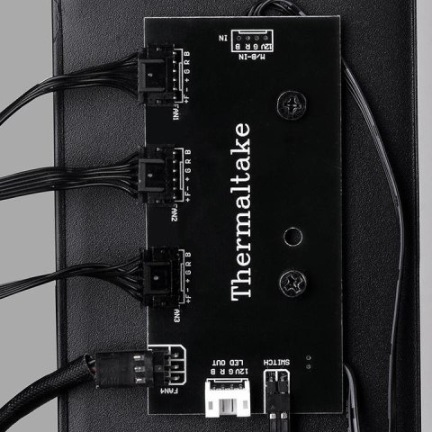 Obudowa Versa J25 RGB szkło hartowane, Czarna Obudowa Versa J25 RGB szkło hartowane, Czarna