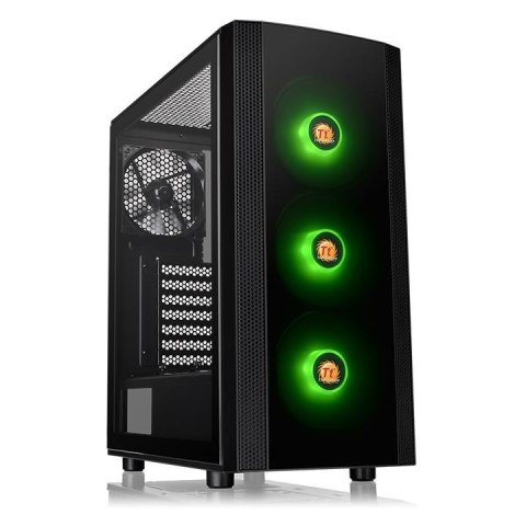 Obudowa Versa J25 RGB szkło hartowane, Czarna Obudowa Versa J25 RGB szkło hartowane, Czarna