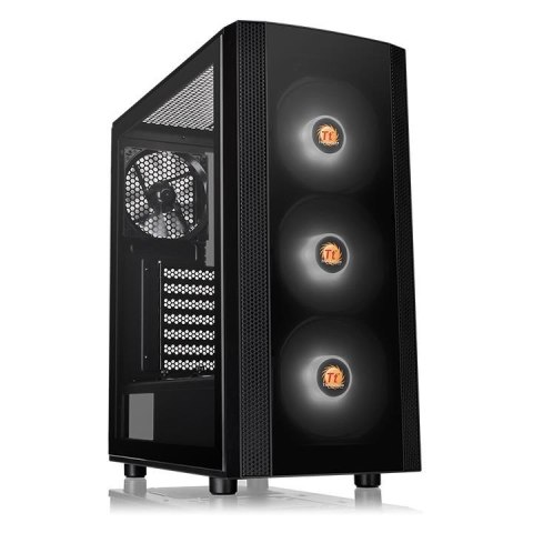 Obudowa Versa J25 RGB szkło hartowane, Czarna Obudowa Versa J25 RGB szkło hartowane, Czarna