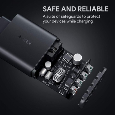 PA-T18 ładowarka sieciowa 4xUSB Quick Charge 3.0 10.2A 42W PA-T18 ładowarka sieciowa 4xUSB Quick Charge 3.0 10.2A 42W