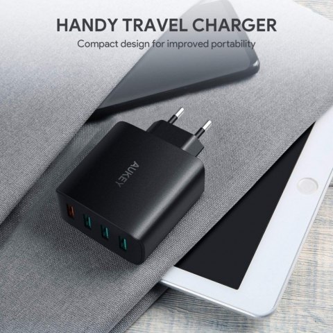 PA-T18 ładowarka sieciowa 4xUSB Quick Charge 3.0 10.2A 42W PA-T18 ładowarka sieciowa 4xUSB Quick Charge 3.0 10.2A 42W
