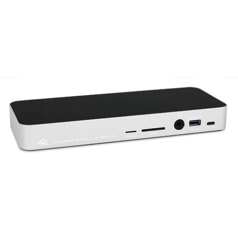 Stacja dokująca Thunderbolt 3 Dock (14 portów, kabel, Mac+Windows) Srebrna Stacja dokująca Thunderbolt 3 Dock (14 portów, kabel, Mac+Windows) Srebrna