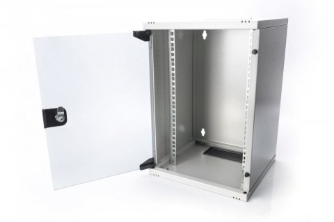 Szafa wisząca jednosekcyjna 10 cali 9U 464x312x300mm, drzwi szklane Szafa wisząca jednosekcyjna 10 cali 9U 464x312x300mm, drzwi szklane