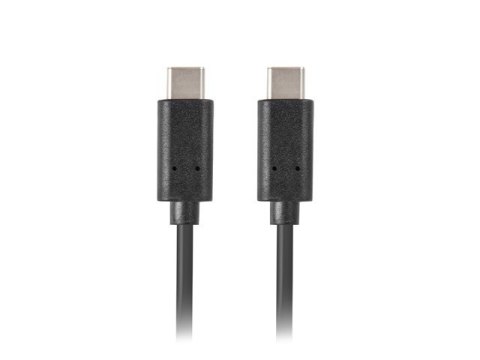 Kabel USB-C M/M 2.0 1m czarny Kabel USB-C M/M 2.0 1m czarny
