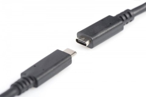 Kabel przedłużający USB 3.1 Gen.2 SuperSpeed+ 10Gbps Typ USB C/USB C M/Ż, PD 0,7m Czarny