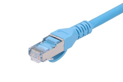 Kabel sieciowy LAN Patchcord CAT.6A S/FTP 5m 10G foliowana skręcona para, miedziany Kabel sieciowy LAN Patchcord CAT.6A S/FTP 5m 10G foliowana skręcona para, miedziany