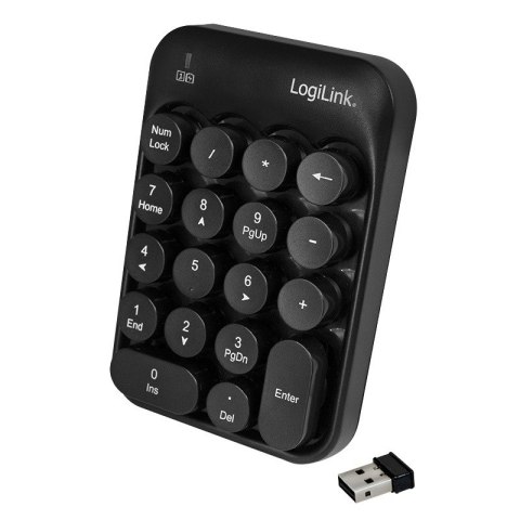 Klawiatura bezprzewodowa numeryczna, 18 klawiszy, 2.4GHz Klawiatura bezprzewodowa numeryczna, 18 klawiszy, 2.4GHz