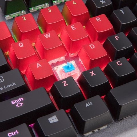 Klawiatura gamingowa Level 20 RGB Titanium Cherry MX Blue Klawiatura gamingowa Level 20 RGB Titanium Cherry MX Blue