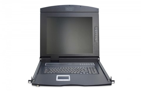 Konsola 17 LCD z touchpad bez KVM 1U klawiatura US Konsola 17 LCD z touchpad bez KVM 1U klawiatura US