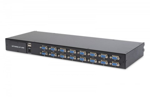 Konsola 19 LCD z touchpad KVM 16 portów 1U komplet kabli (16xDS-19231) klawiatura US Konsola 19 LCD z touchpad KVM 16 portów 1U komplet kabli (16xDS-19231) klawiatura US