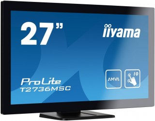 Monitor 27 T2736MSC-B1 AMVA, 10pkt, pojemnościowy, HDMI, DP, USB