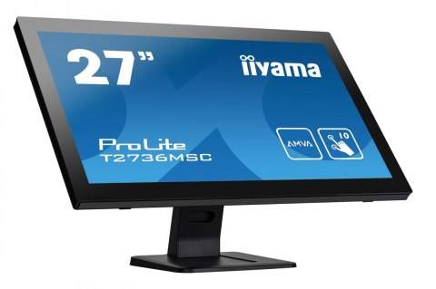 Monitor 27 T2736MSC-B1 AMVA, 10pkt, pojemnościowy, HDMI, DP, USB Monitor 27 T2736MSC-B1 AMVA, 10pkt, pojemnościowy, HDMI, DP, USB