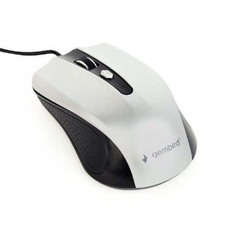 Mysz optyczna USB czarno-srebrna Mysz optyczna USB czarno-srebrna