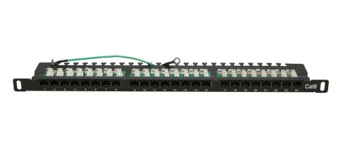 Patchpanel 24 porty 0.5U CAT6 UTP