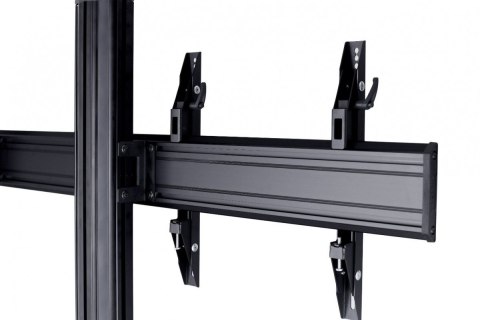 TRV300 Wózek videokonferencyjny do dwóch monitorów jeden obok drugiego 42-55 cali VESA 100×100 - 600×400 120 kg 375-1770 mm TRV300 Wózek videokonferencyjny do dwóch monitorów jeden obok drugiego 42-55 cali VESA 100×100 - 600×400 120 kg 375-1770 mm