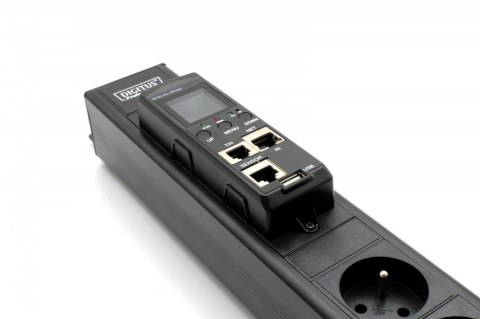 Listwa monitorująca RACK PDU pionowa wtyk DIN49440 gniazda 18xNF-C61-314 (E) 16A Listwa monitorująca RACK PDU pionowa wtyk DIN49440 gniazda 18xNF-C61-314 (E) 16A