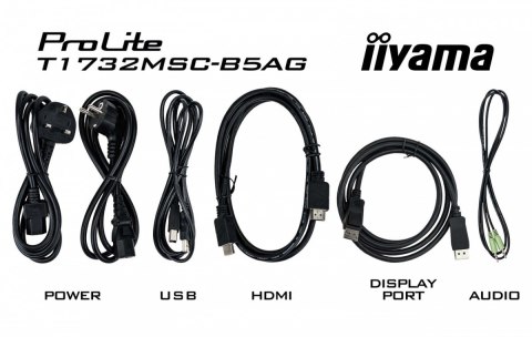 Monitor 17 T1732MSC-B5AG pojemnościowy 10pkt IP54 HDMI DP AG