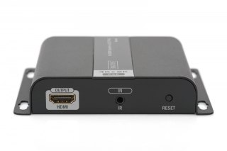 Przedłużacz (Extender) HDMI IP/Cat.5/6/7 120m 4K 30Hz UHD PoE HDCP 1.4 IR audio (odbiornik)