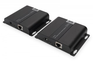 Przedłużacz (Extender) HDMI IP/Cat.5/6/7 120m 4K PoE HDCP 1.4 IR audio (zestaw)