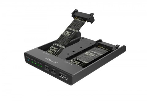 Stacja klonująca/dokująca dla M.2 SATA SSD IB-2812CL-U3 Stacja klonująca/dokująca dla M.2 SATA SSD IB-2812CL-U3