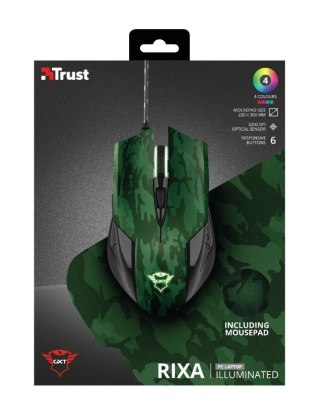 Mysz gamingowa z podkładką GXT 781 kamuflaż
