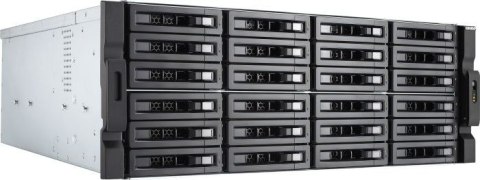 Serwer TS-2483XU-RP-E2136-16G 4U 24-bay NAS DDR4 2666 8GBx2 1GBEx1 10gbE SFP+ x2 PCIe slot x5 800W redundant PSU Serwer TS-2483XU-RP-E2136-16G 4U 24-bay NAS DDR4 2666 8GBx2 1GBEx1 10gbE SFP+ x2 PCIe slot x5 800W redundant PSU