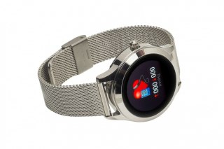 Smartwatch Women Naomi Srebrny Stalowy
