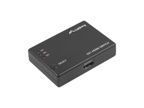 Switch video 3 x HDMI + port micro USB Czarny Switch video 3 x HDMI + port micro USB Czarny