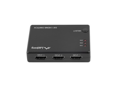 Switch video 3 x HDMI + port micro USB Czarny Switch video 3 x HDMI + port micro USB Czarny
