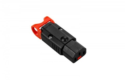 Złącze zasilające do zarobienia z blokadą IEC LOCK+ OPEN/C13 Ż Złącze zasilające do zarobienia z blokadą IEC LOCK+ OPEN/C13 Ż