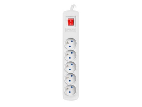 Listwa zasilająca ARC5 1,5 m ARC5/15/SZ szara Listwa zasilająca ARC5 1,5 m ARC5/15/SZ szara
