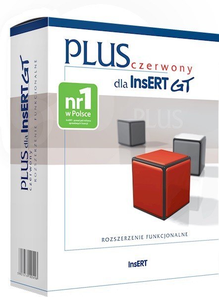 Oprogramowanie Czerwony Plus dla InsERT GT ESD CPLUS Oprogramowanie Czerwony Plus dla InsERT GT ESD CPLUS