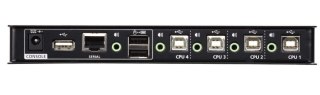 Przełącznik 4 portowy USB KM Switch CS724KM-AT