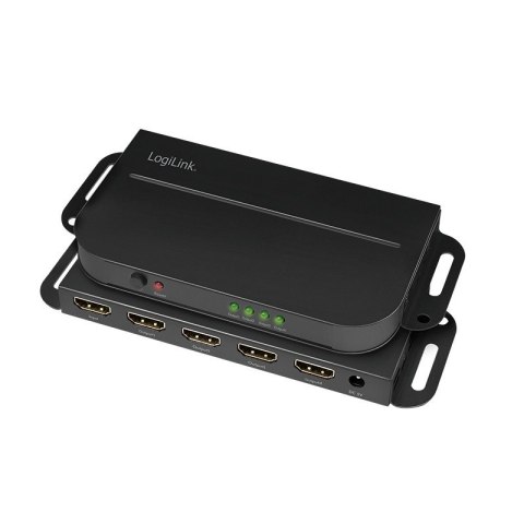 Splitter 1 do 4x HDMI 2.0b 4K, z uchwytem montażowym Splitter 1 do 4x HDMI 2.0b 4K, z uchwytem montażowym