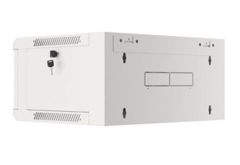 Szafa instalacyjna RACK wisząca 19 cali 4U 450 szara WFFA-5404-10S
