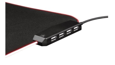 Podkładka pod mysz GXT765 Glide-Flex RGB Mouse pad/USB hub