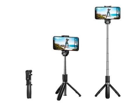 Selfie stick tripod bezprzewodowy Alvito BT 4.0 Czarny Selfie stick tripod bezprzewodowy Alvito BT 4.0 Czarny