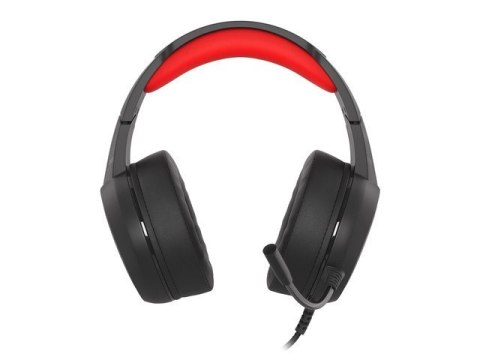Słuchawki dla graczy Genesis Neon 200 z mikrofonem podświetlenie RGB Czarno-czerwone Słuchawki dla graczy Genesis Neon 200 z mikrofonem podświetlenie RGB Czarno-czerwone