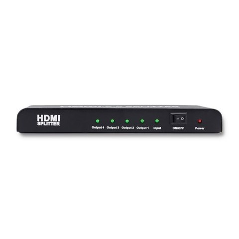 Aktywny rozdzielacz Splitter HDMI 1x4 | v.2.0 Aktywny rozdzielacz Splitter HDMI 1x4 | v.2.0