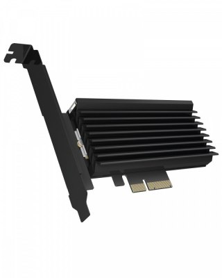 Karta PCIe z gniazdem M.2 M-Key dla jednego dysku SSD M.2 NVMe, podświetlenie ARGB IB-PCI224M2-RGB