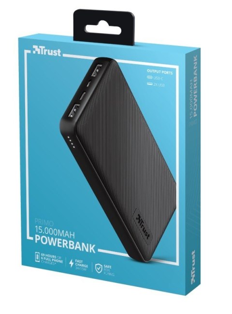 Powerbank PRIMO 15 000 czarny Powerbank PRIMO 15 000 czarny