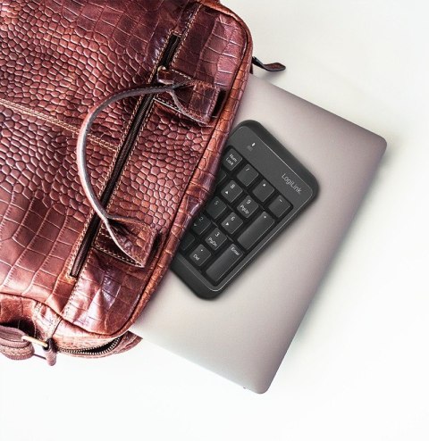 Klawiatura numeryczna Bluetooth v5.1 czarna Klawiatura numeryczna Bluetooth v5.1 czarna