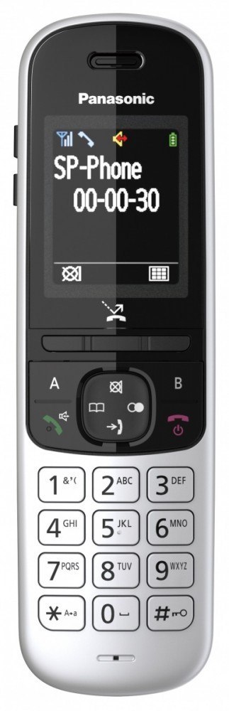 Telefon bezprzewodowy KX-TGH710PDS Dect Srebrny Telefon bezprzewodowy KX-TGH710PDS Dect Srebrny
