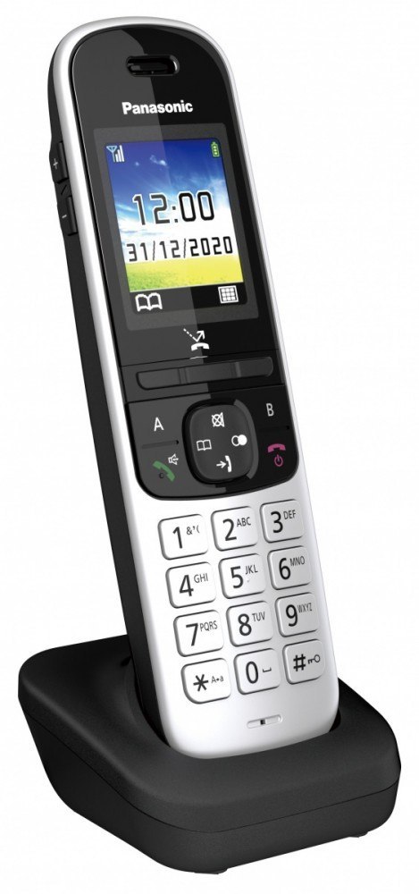 Telefon bezprzewodowy KX-TGH710PDS Dect Srebrny Telefon bezprzewodowy KX-TGH710PDS Dect Srebrny