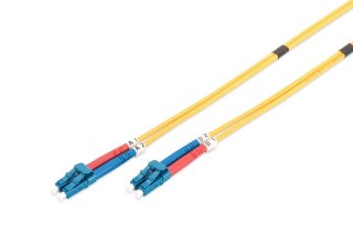 Patchcord FO Singlemode 09/125 OS2 LC-LC duplex 3m Żółty