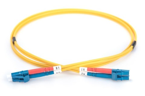Patchcord FO Singlemode 09/125 OS2 LC-LC duplex 3m Żółty Patchcord FO Singlemode 09/125 OS2 LC-LC duplex 3m Żółty