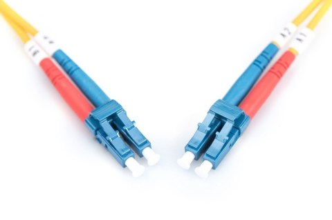 Patchcord FO Singlemode 09/125 OS2 LC-LC duplex 3m Żółty Patchcord FO Singlemode 09/125 OS2 LC-LC duplex 3m Żółty