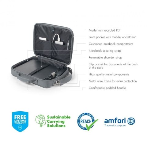 Torba na laptopa Eco Multi BASE 15-17.3 cala szara Torba na laptopa Eco Multi BASE 15-17.3 cala szara
