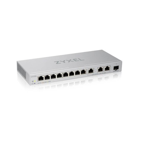 Przełącznik zarządzalny XGS1250-12, 12-Port Gigabit webmanaged Switch with 8 port 1G + 3-Port MultiGig 1/2.5/5/10G + 1-Por Przełącznik zarządzalny XGS1250-12, 12-Port Gigabit webmanaged Switch with 8 port 1G + 3-Port MultiGig 1/2.5/5/10G + 1-Por