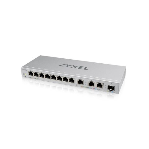 Przełącznik zarządzalny XGS1250-12, 12-Port Gigabit webmanaged Switch with 8 port 1G + 3-Port MultiGig 1/2.5/5/10G + 1-Por Przełącznik zarządzalny XGS1250-12, 12-Port Gigabit webmanaged Switch with 8 port 1G + 3-Port MultiGig 1/2.5/5/10G + 1-Por